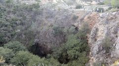 Zona donde apareci� el cuerpo de la joven.