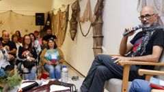 Manuel Esteban, o ano pasado en Ribadumia