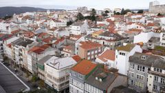 Vistas del centro de Ferrol, ciudad en la que se registra esta subasta.