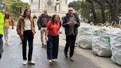 In�s Rey, durante su visita este mi�rcoles al parque de Santa Margarita