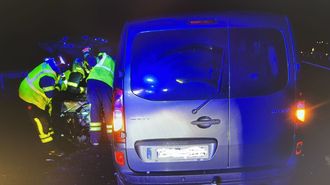 El accidente tuvo lugar en el trmino municipal de Muos.