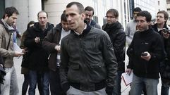 Patxi Pual, capitn de Osasuna, acude a declarar por el presunto amao de partidos.