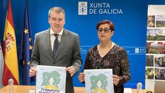 El delegado de la Xunta en Ourense, Manuel Prado, y la presidenta del consejo regulador, Concha Iglesias, en la presentaci�n