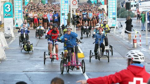 Salida de la carrera Sin-Son 10K de Portosn 2024