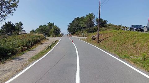 Imagen de la v�a, con la se�alizaci�n renovada