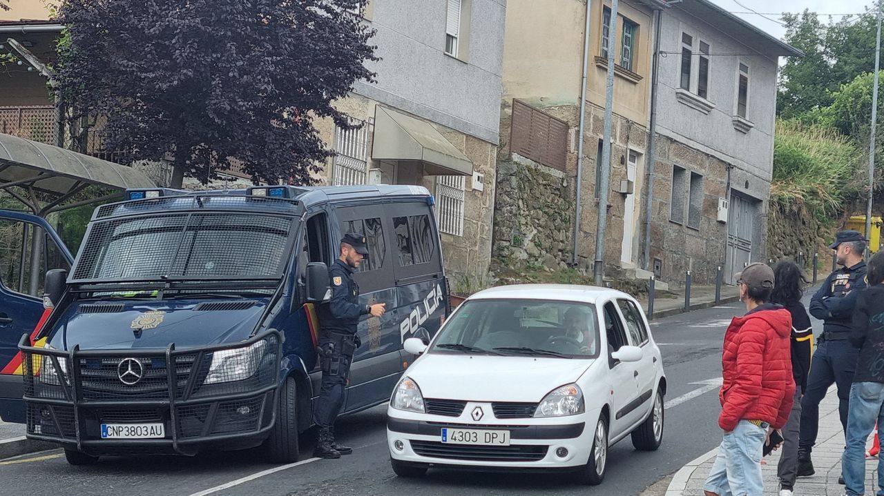 La Policía Nacional blinda el barrio de Covadonga en una macrooperación contra el tráfico de drogas en Ourense