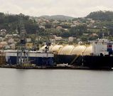 Gasero en reparaci�n en la r�a de Ferrol, un negocio que podr�a crecer con el dique flotante. 