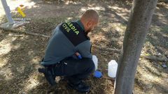 Uno de los agentes que particip en la investigacin en Villaluenga de la Sagra