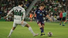 Mario Soriano, en un lance del partido contra el Elche