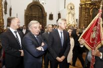 Rueda, delante de la conselleira de Medio Ambiente, junto a Jos� Manuel Barreiro y Vidal Mart�nez-Sierra.