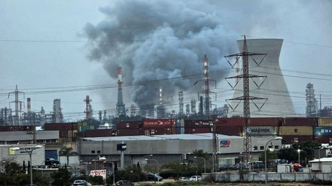 La refiner�a de Haifa no sufri� da�os significativos tras el ataque con misiles iran�es.