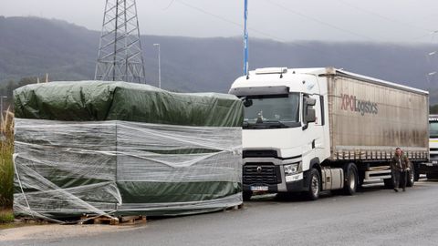 Estado actual del Centro Log�stico y de Transportes de Culleredo