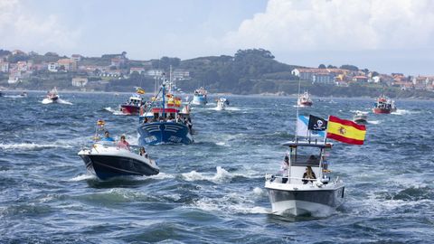 La procesi�n mar�tima de Fisterra, en imagen de archivo