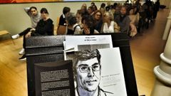 Homenaxe a Marcos Valc�rcel no centro cultural da Deputaci�n de Ourense, � que d� nome