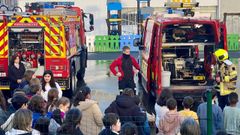 El GES de Mugardos protagoniz� un simulacro de actuaci�n ante emergencia por incendio en el Loyola