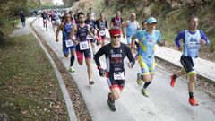 El duatl�n se celebr� junto al Paseo do Mi�o de Lugo