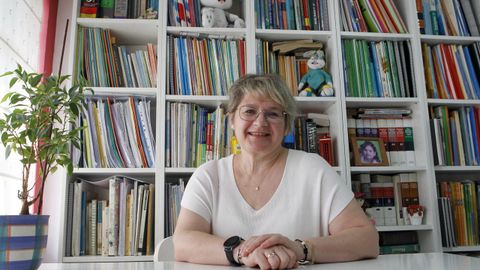 Montse Cao abri� en 1993 su academia en Mani�os (Fene)