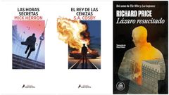 �Las horas secretas�, �El Rey de las cenizas�, �L�zaro Resucitado�, los libros de novela negra que recomienda la revista Fugas para leer entre borrascas