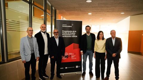 Acto de presentaci�n de la herramienta Huella de Empleo, desarrollada por la Fundaci�n Knowcosters en colaboraci�n con la Universidade da Coru�a (UDC). 