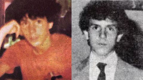 Imgenes extradas de redes sociales del joven Diego Fernndez Lima, desaparecido en 1984.