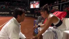 ��Me pongo la faldita y juego yo?�: Las duras palabras del entrenador de Sara Sorribes