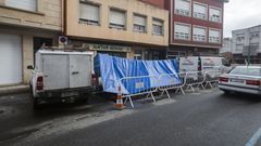 El tramo de las obras, en una imagen de esta semana