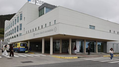 Fachada del Hospital P�blico da Mari�a, en Burela.
