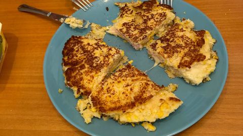 Uno de los platos preparados en las clases de cocina en ingl�s que se imparten en Oviedo