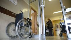 Entrada a urgencias en un centro de salud.