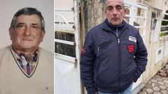 A la izquierda, Jos� Vieira, el nonagenario al que dieron por muerto y, a la derecha, su hijo, Aureliano Vieira