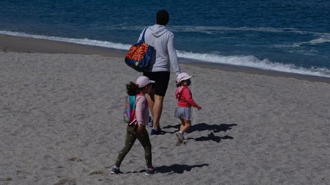 Disfrutando de un paseo por A Coru�a
