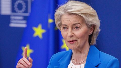 La presidenta de la Comisi�n Europea, Ursula von der Leyen