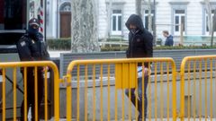 El empresario V�ctor de Aldama, a su salida de la Audiencia Nacional el pasado 22 de febrero