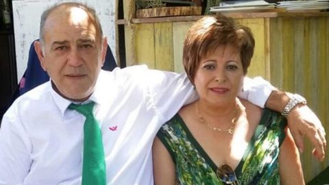 Jos� Luis Tom� P�rez y su mujer, Encarnaci�n Garcia, en una imagen tomada hace unos tres a�os
