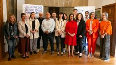 El acto de la Diputacin se celebr en el pazo de Marin
