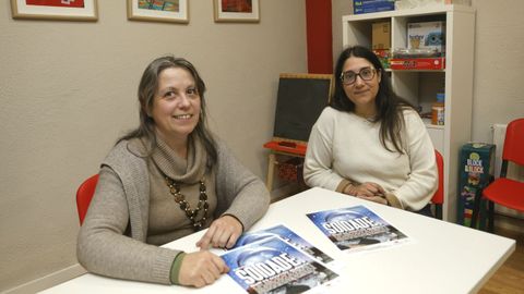 Patricia Fouce y Xela Valds, coordinadoras del programa Acompaamoste