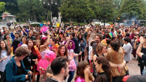 Manifestación por el orgullo LGTBI en Oviedo