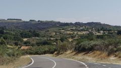 En Terroso, el fuego lleg a pocos metros de las casas.