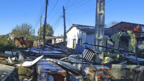 Campamento de Freixeiro, donde ocurrió una agresión.