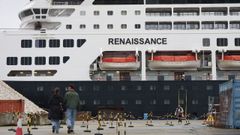 El crucero hizo escala en la ciudad durante la jornada del domingo