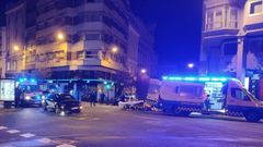 El accidente se produjo a las seis de la ma�ana en Juan Fl�rez, cerca del acceso hacia la avenida de Arteixo