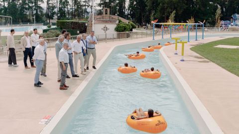 Aspecto del aquapark de Monterrei tras su ampliaci�n.