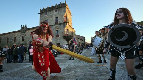 Unha imaxe do entroido de Cambados, unha festa que se vive con gran intensidade.
