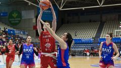 Mill�n y Howard en la visita del Baxi Ferrol a Lugo el pasado curso. 