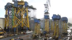 Fabricaci�n de �jackets� en Navantia Fene