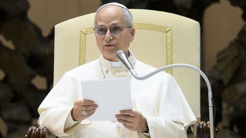 Le�n XIV, en una imagen del mes de febrero