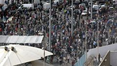 Paso fronterizo en Ceuta