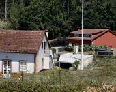 La calma chicha reinaba ayer en el escenario del crimen. 