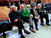 LOS RESPONSABLES DE LA SITUACI�N. Rebollo, Dopico, Lendoiro y Marcos dejaron el club abocado a la liquidaci�n.