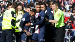 Neymar y Kylian Mbapp.Neymar y Kylian Mbapp durante su etapa como compaeros en el PSG